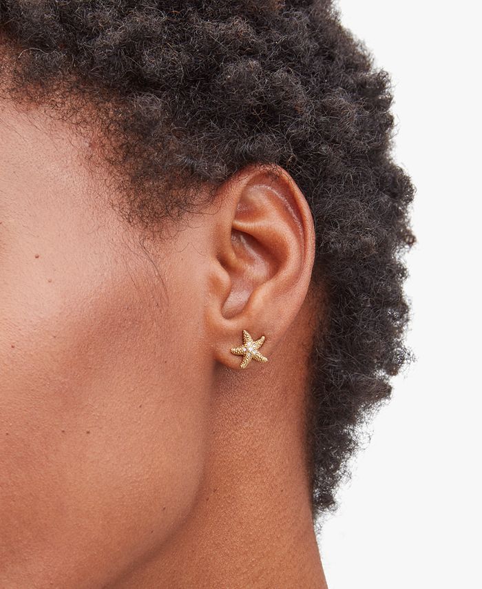 kate spade new york GoldTone Cubic Zirconia & Imitation Pearl Heart