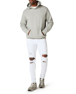 Hudson Super Stretch Skinny Ripped Jeans In Natural