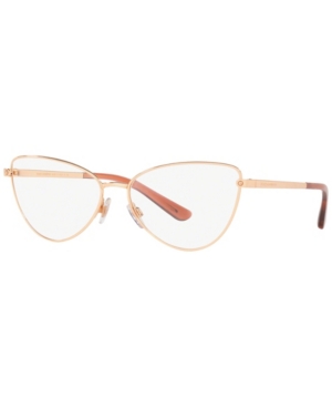 Dolce & Gabbana Dg1321 Women's Irregular Eyeglasses In Pink Gold