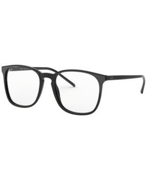 Ray Ban Ray-ban Rb5387 Unisex Square Eyeglasses In Black