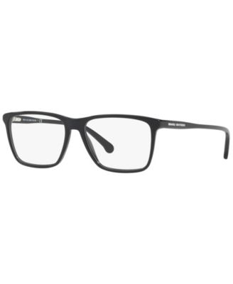 B by Brooks Brothers BB2037 Mens Square Eyeglasses - Black 82$