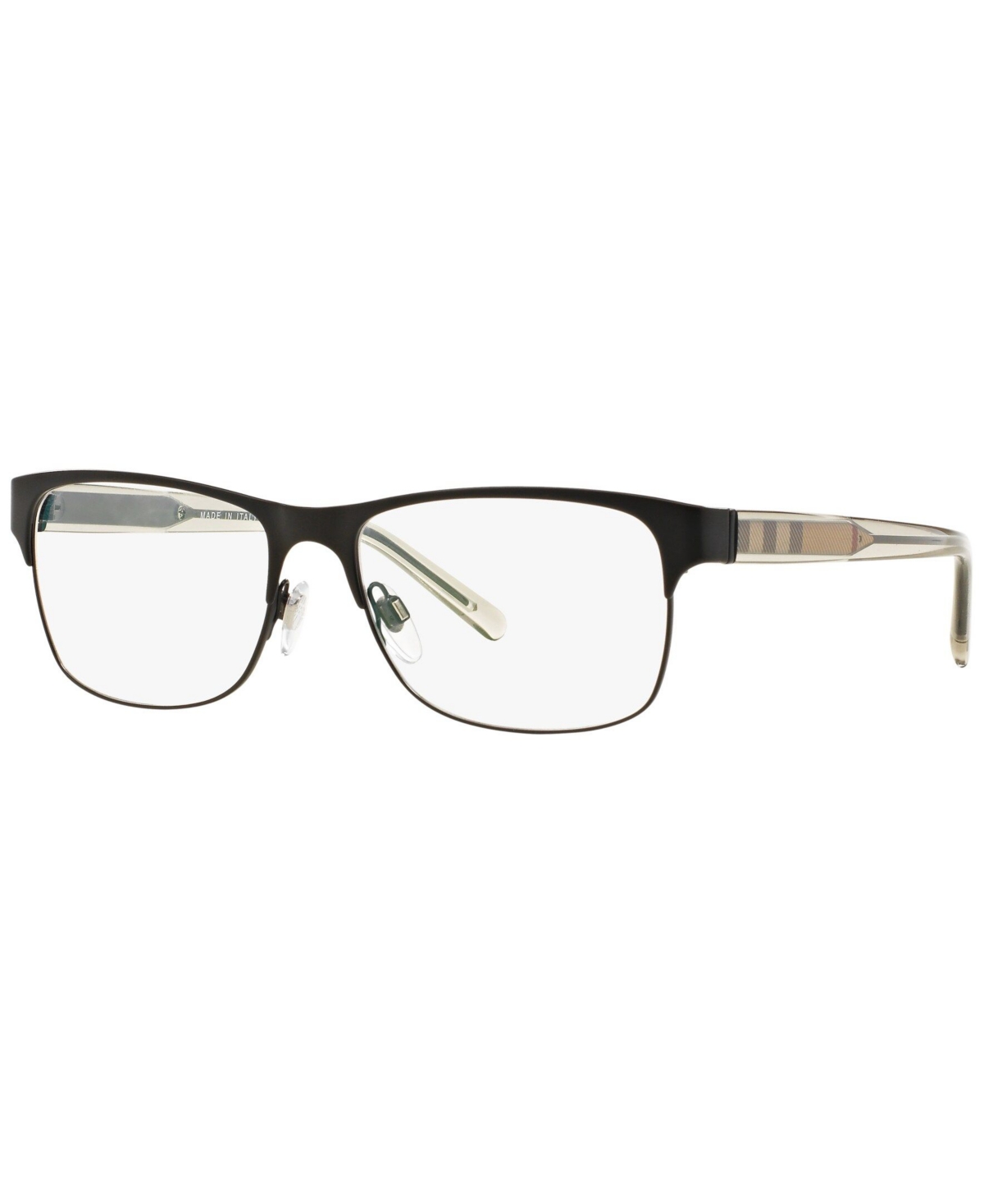 BE1289 Men's Rectangle Eyeglasses - Matte Blk