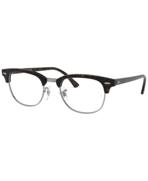 Ray Ban Ray-ban Rx5154 Unisex Square Eyeglasses In Dark Havan