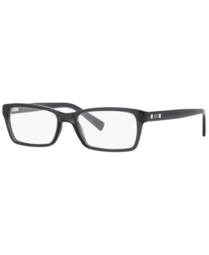 Armani Exchange Ax3007 Men's Rectangle Eyeglasses In Transparen