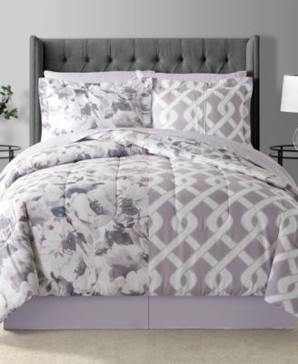 Fairfield Square Collection Sophia 8-Pc. Reversible Queen Comforter Set