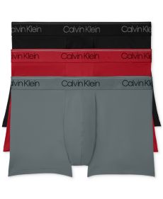 Calvin Klein Micro Stretch Wicking Low Rise Trunk 3-Pack Multi