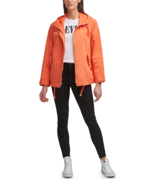 Levi's Drop Shoulder Hooded Raincoat