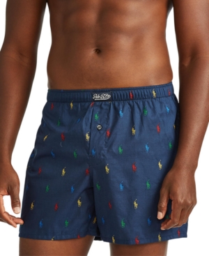 Polo Ralph Lauren Men's Allover Pony Player Woven Boxers