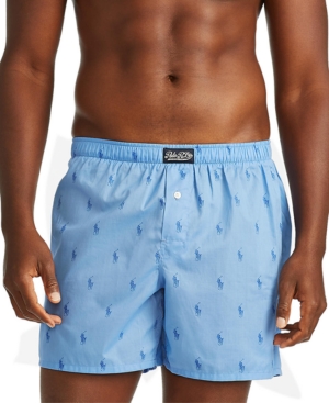 Polo Ralph Lauren Men's Allover Pony Player Woven Boxers