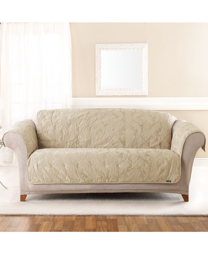 Sure Fit Matelasse Damask Slipcover Collection - Macy's