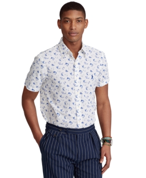 Polo Ralph Lauren Men's Classic-Fit Print Seersucker Shirt