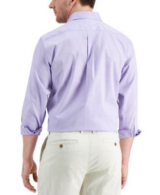 Men's Regular Fit Pinpoint Dress Shirt, Created for Macy's