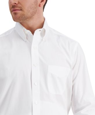 Men's Regular Fit Pinpoint Dress Shirt, Created for Macy's