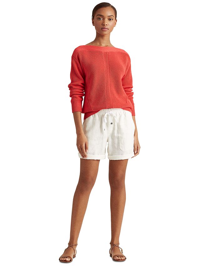 Lauren Ralph Lauren Boatneck Sweater - Macy's