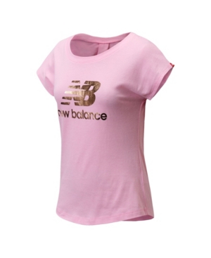 New Balance Big Girls Short Sleeve Graphic Tee
