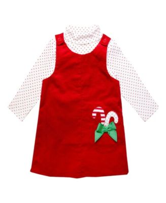 Girls L/S Candy Cane Top