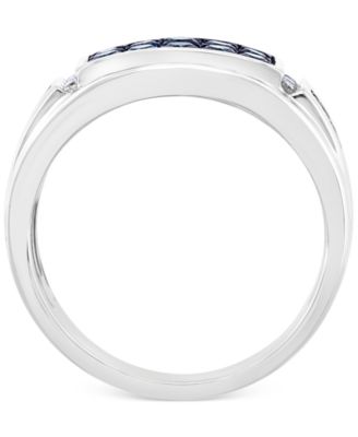 EFFY&reg; Men's Diamond (3/4 ct. t.w.) Ring in 14k Gold (Also in Sapphire)