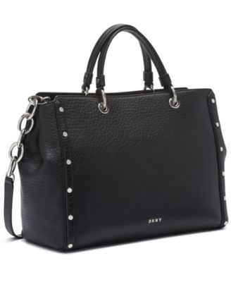 dkny gianna leather tote