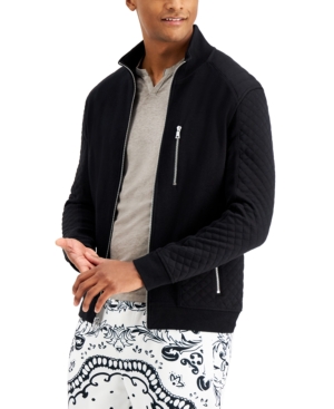 Inc Men's Quilted Rib Knit Jacket Created for Macy's