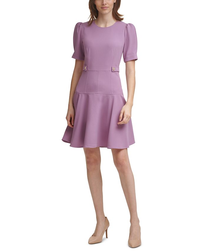 Karl lagerfeld shop purple dress