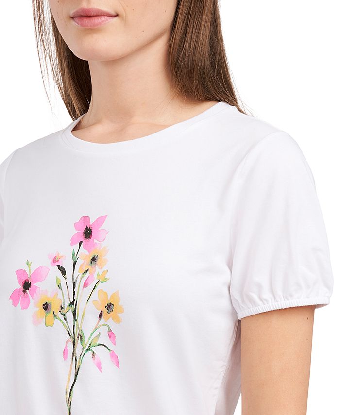Riley & Rae Floral Graphic Top, Created for Macy's - Macy's
