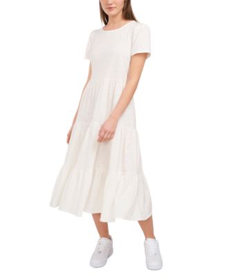 Riley & Rae - Tiered Puff-Sleeve Dress
