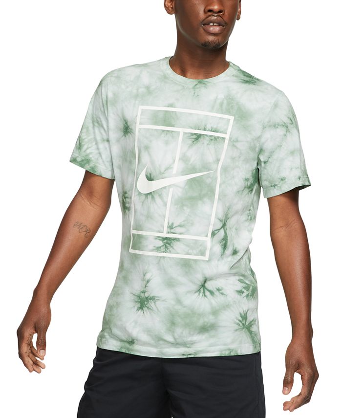 bifald Recite klæde sig ud Nike Men's Tie-Dye Logo Print Tennis T-Shirt - Macy's