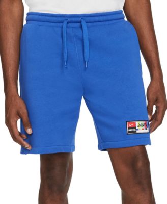 macy's nike fleece shorts