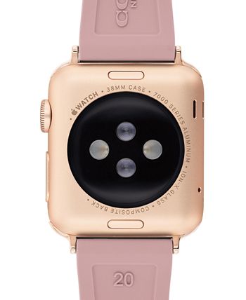 COACH Pink Rubber Apple® Watch Strap 38/40/41mm & Reviews - All 