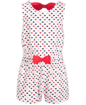 First Impressions Baby Girls Hearts Cotton Romper Created for Macy's