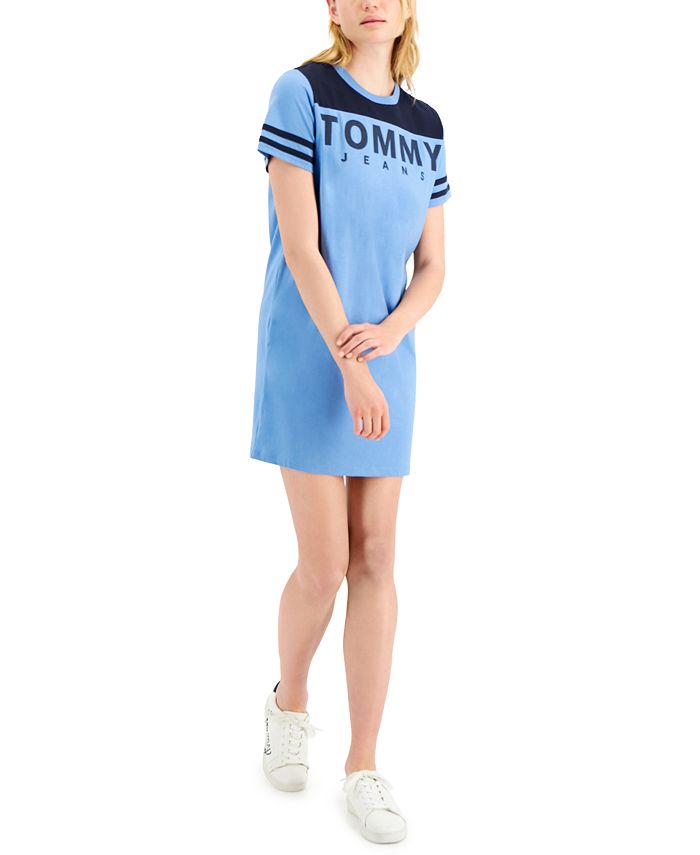 smeltet hegn skøjte Tommy Jeans Cotton Graphic T-Shirt Dress - Macy's