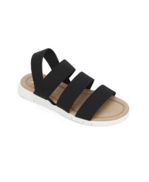 Kenneth Cole Reaction Women's Mandi Elastic Strappy Flat Sandal Women's Shoes