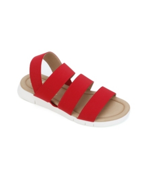 Kenneth Cole Reaction Women's Mandi Elastic Strappy Flat Sandal Women's Shoes