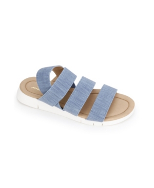 Kenneth Cole Reaction Women's Mandi Elastic Strappy Flat Sandal Women's Shoes
