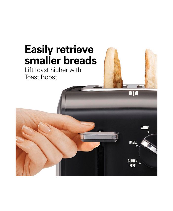 Hamilton Beach ExpertToast 2 Slice Toaster, Adjustable Settings and