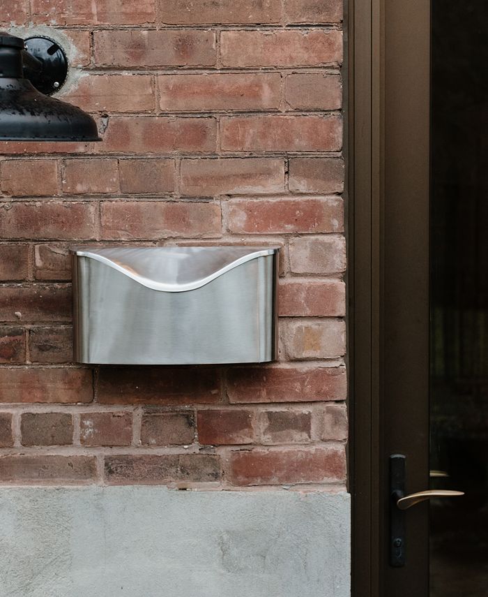 Umbra Postino Brushed Stainless Steel Mailbox Macy's
