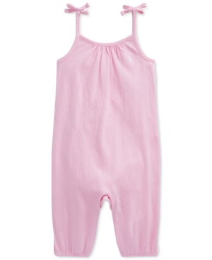 Polo Ralph Lauren Baby Girls Stretch Jersey Romper
