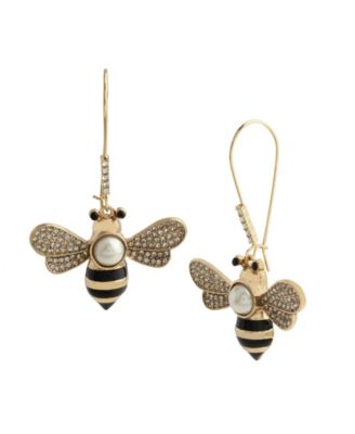 betsey johnson bee earrings