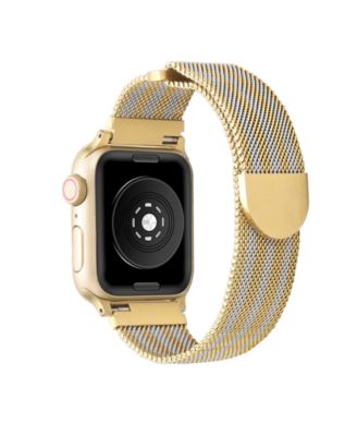 Posh Tech Striped Mesh Stainless Steel Band for Apple Watch 44,45,46,49mm