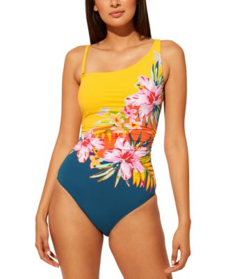 Bleu by Rod Beattie - Beachy Keen One Shoulder One-Piece Swimsuit