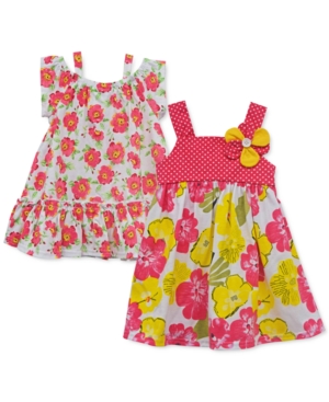 Blueberi Boulevard Baby Girls 2-Pack Floral Sundresses