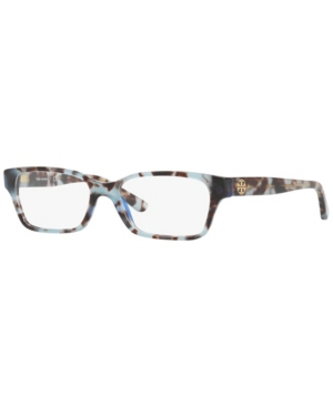 Tory Burch Ty2080 Women's Rectangle Eyeglasses In Blush