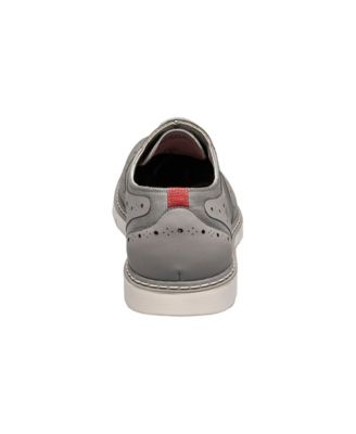 thumbnail image 2 of STACY ADAMS Men's Tan Summit Wingtip Lace-up Oxford Rip 2 of 13