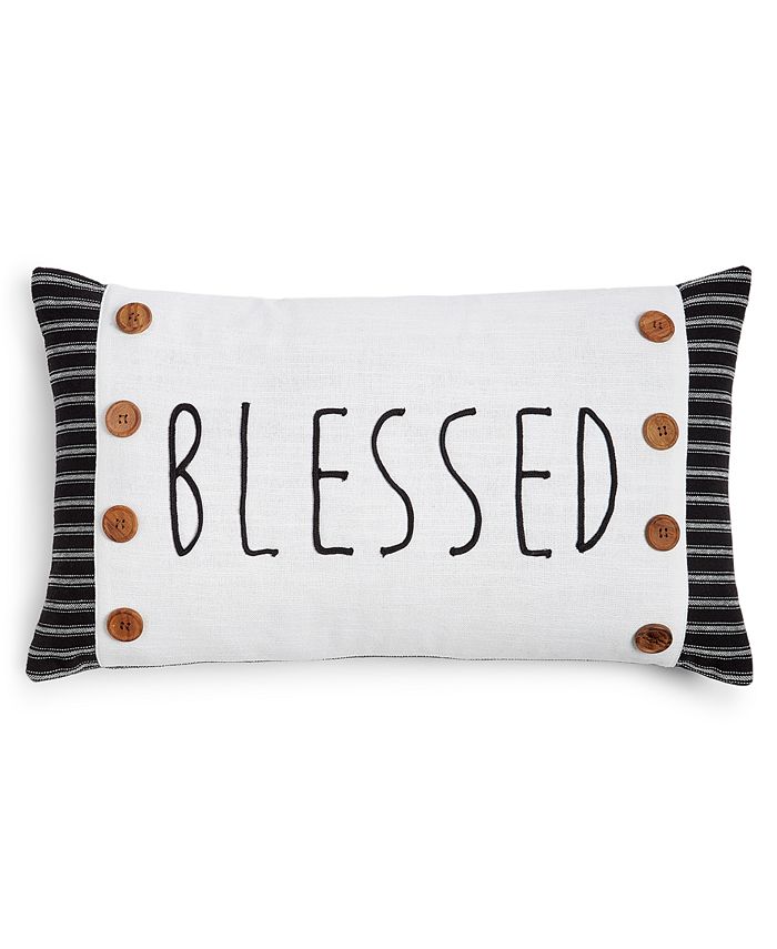 Blessed decorative pillow cheap