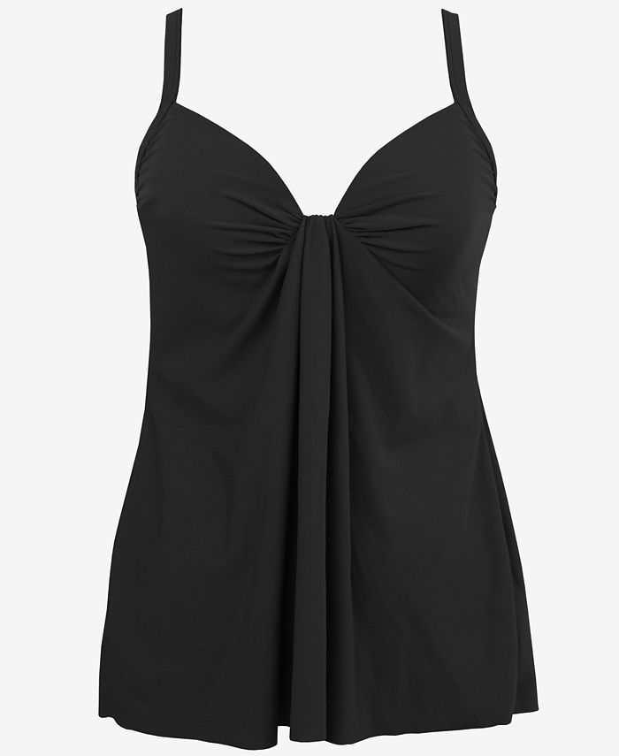 Miraclesuit So Riche Marina Underwire Tankini Top, Created for Macy's ...