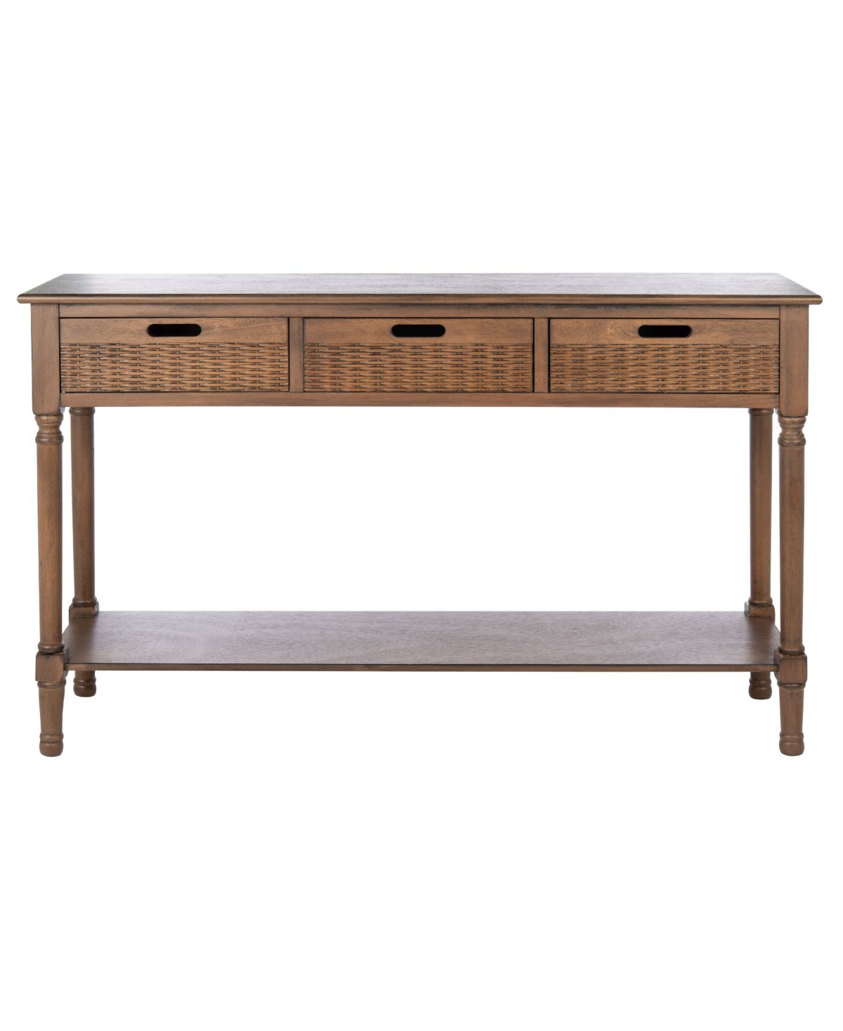 Safavieh Landers 3 Drawer Console In Brown