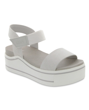 Shop Mia Women's Odelia Round Toe Sandal In Off-white