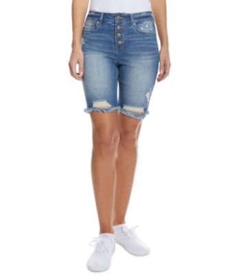 Dollhouse Juniors' Destructed Bermuda 