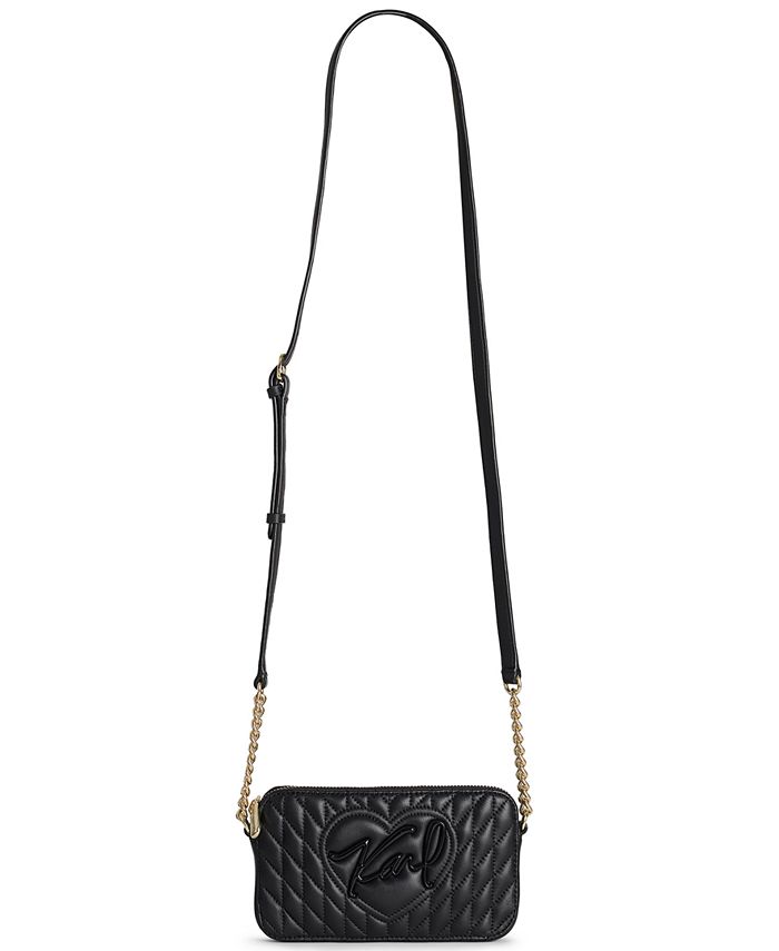 Karl Lagerfeld Paris Karolina Leather Crossbody Macy's