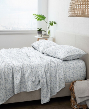 Ienjoy Home Ultra Soft Violets Pattern 3-pc. Sheet Set, Twin